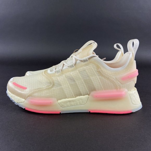 Adidas Women's NMD_V3 Wonder Peach White Shoes GX5785 Size 8 - Picture 3 of 10